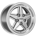 Ronal - R9 - 7x16 - ET 23 - LK 5x112, silber-hornpoliert